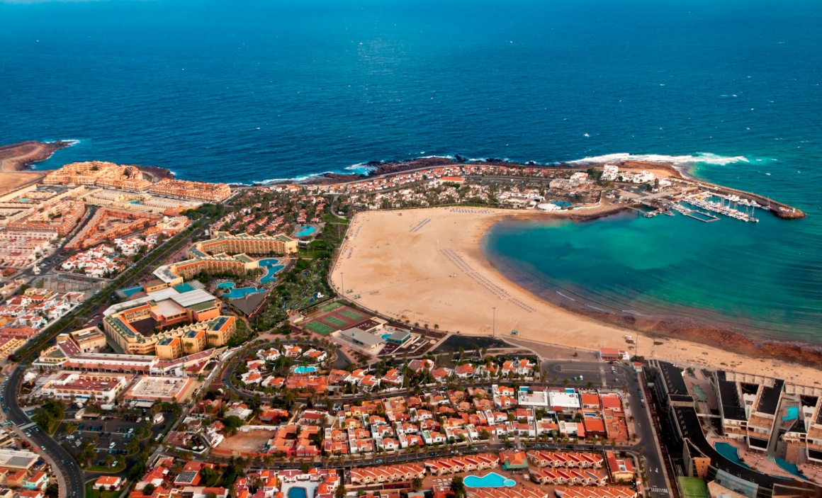 La magnifique petite Caleta De Fuste à Fuerteventura
